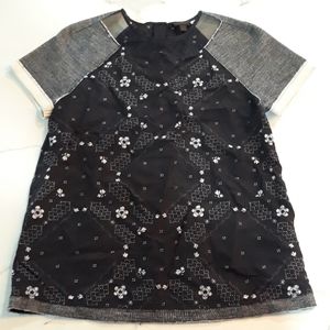 Coach Skull Stitch Mesh Top